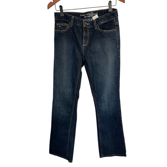 Tommy Hilfiger Classic Bootcut Blue Denim Jeans size 6 - Picture 1 of 6